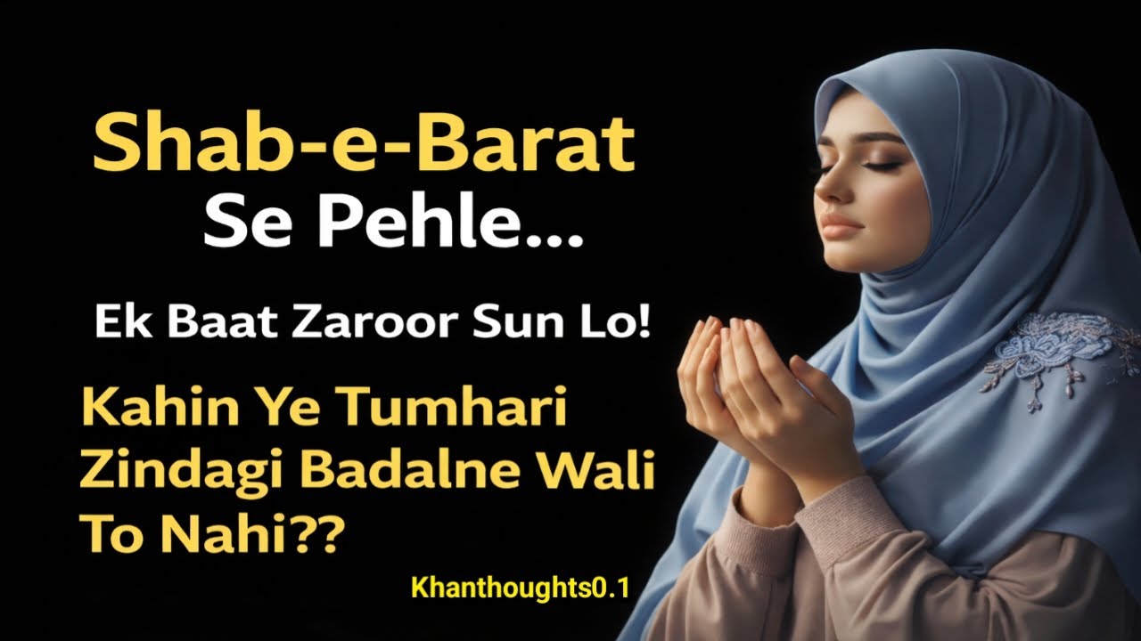 Shab-e-Barat Se Pehle Ye Baat Zaroor Sun Lo… Kahin Zindagi Badalne Wali To Nahi?