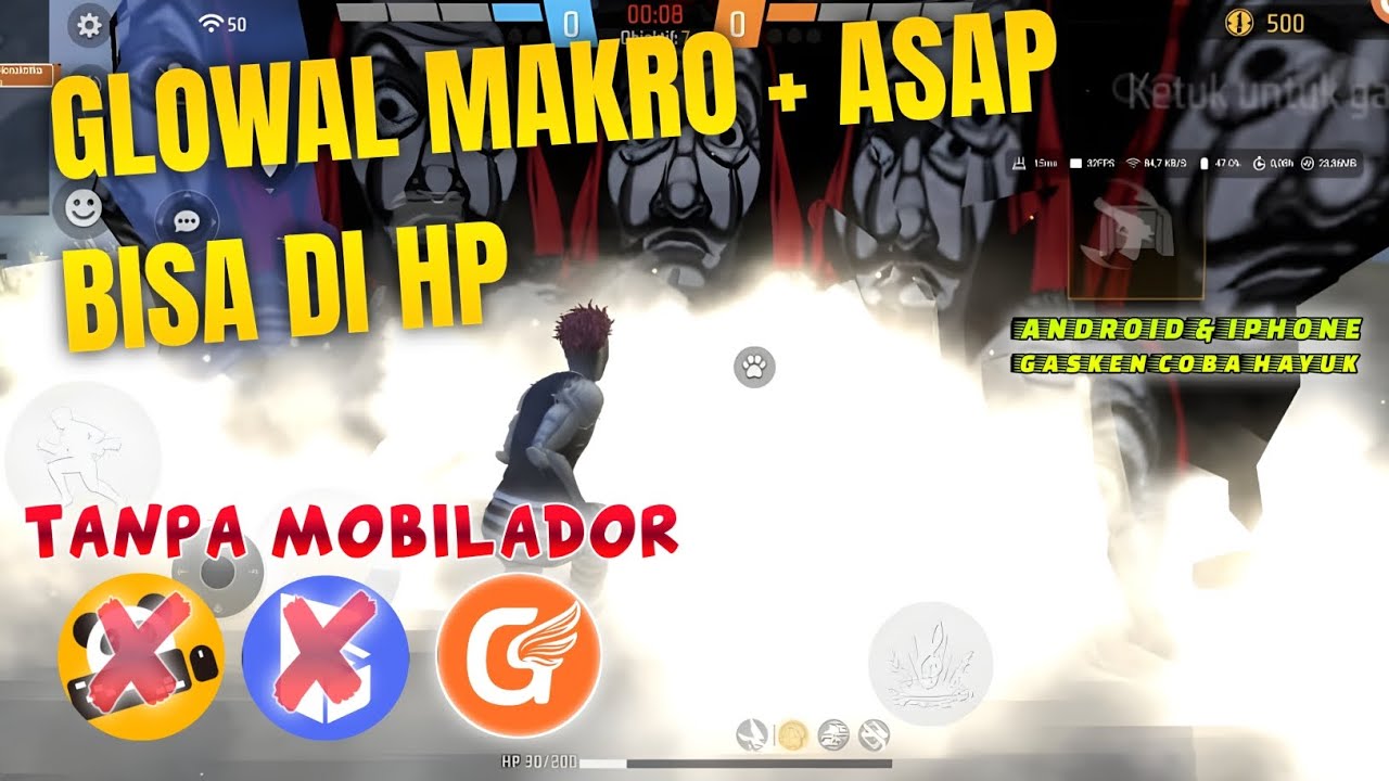 GLOWAL MAKRO ASAP HP‼️No Root+No Ghost Touch - Android