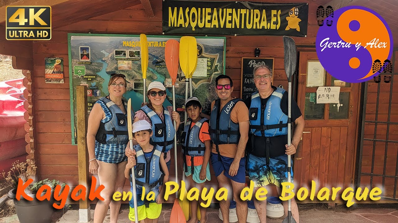 Aventuras en la playa de Bolarque, Guadalajara: Pasando un día fenomenal  y haciendo Kayak