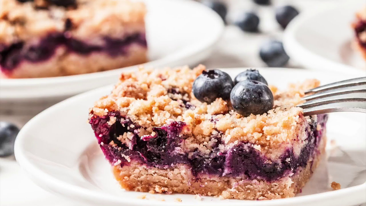 Blueberry Pie Crumb Bars