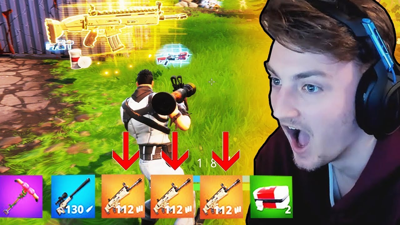 3x GOLDENE SCAR-H AUF EINMAL | Fortnite LIVE - ViscaBarca