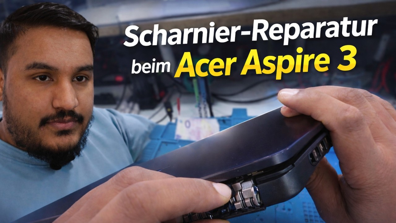 Acer Aspire 3 Scharnier Reparatur | Professionelle Hinge Repair Schritt für Schritt Anleitung