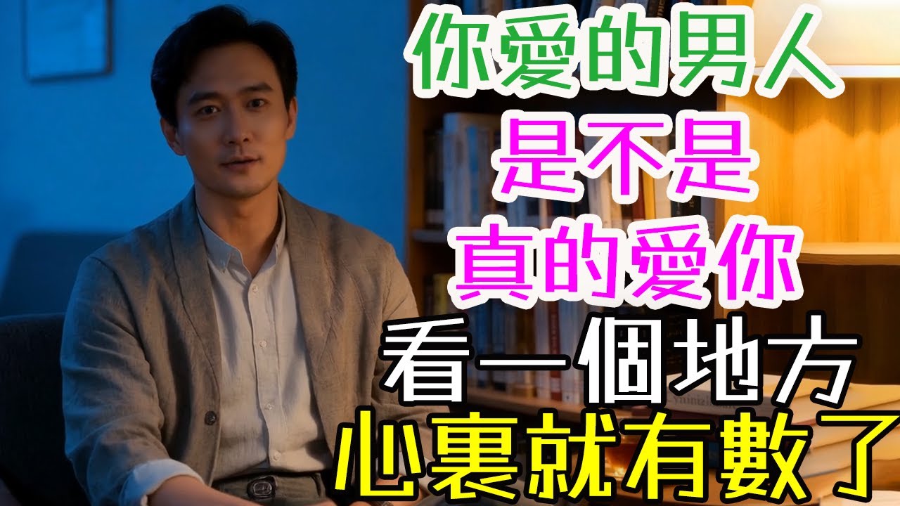 你愛的男人，是不是真的愛你，看一個地方，心裏就有數了#愛 #男人 #真心 #選擇 #妥協 #決策 #改變 #姊妹 #感情 #不安 #懷疑 #重視 #優先 #證據 #安全感 #理解 #尊重 #信任 #