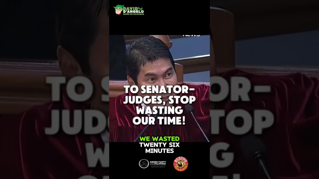 Sen. Erwin Tulfo Wants Senaator-Judges to Stop Wasting Time! #erwintulfo #SenatePH