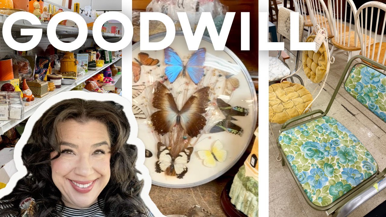 Thrift With Me | GOODWILL THRIFT STORES IN OMAHA | Eclectic Home Decor Thrifting VLOG