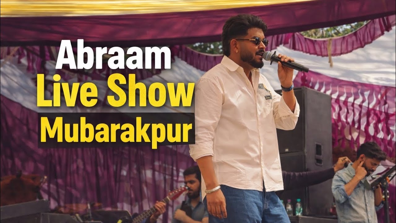 Abraam Live Show 2026 Mubarakpur 🎤 Harrie Vlog