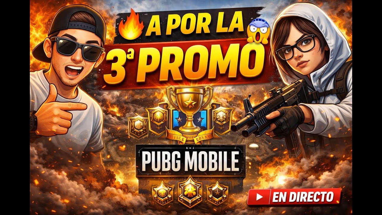 🔥 CON RORAIMA A POR LA 3ª PROMO | ¿LA CONQUISTAMOS HOY? 😱🏆 PUBG MOBILE EN VIVO