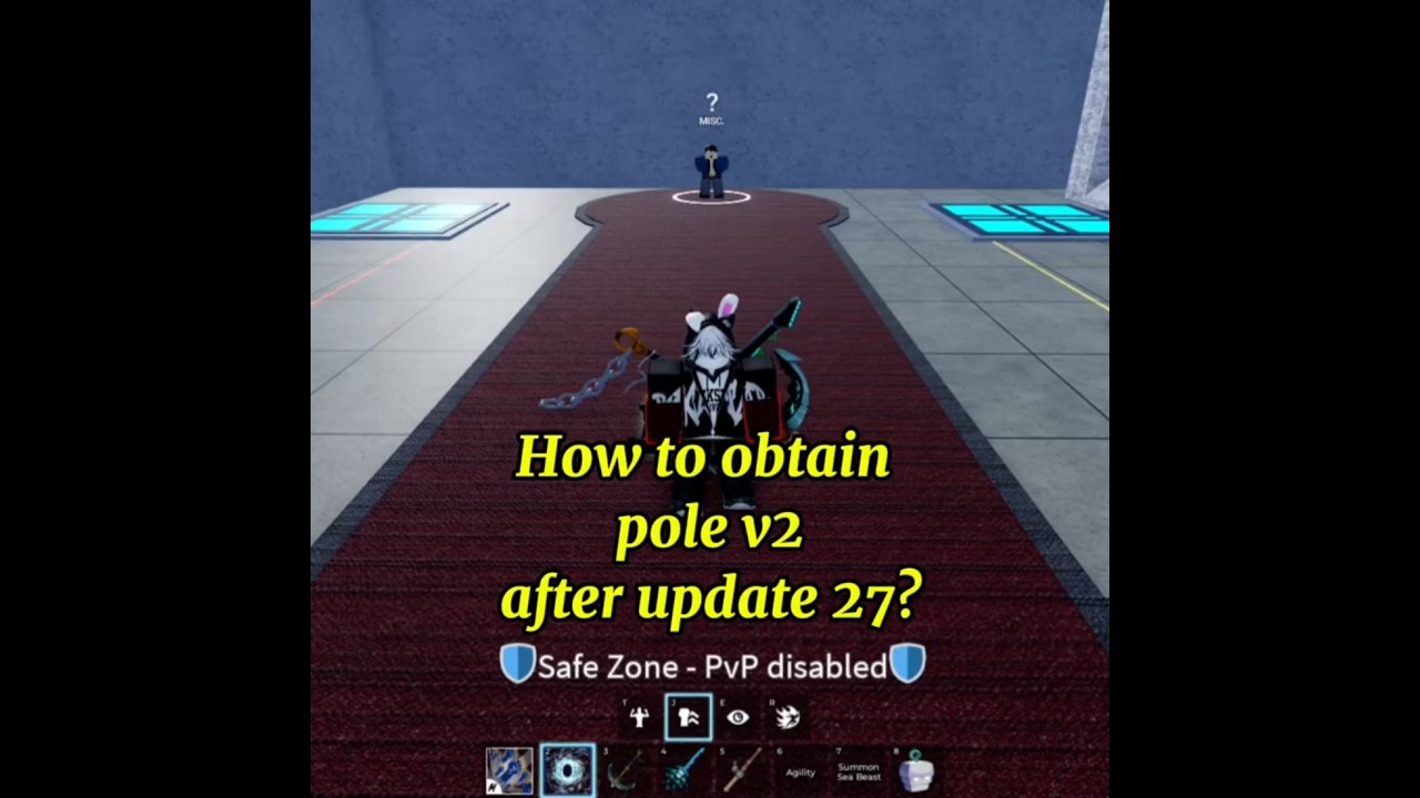 New method to obtain pole v2 after update #bloxfruits #roblox