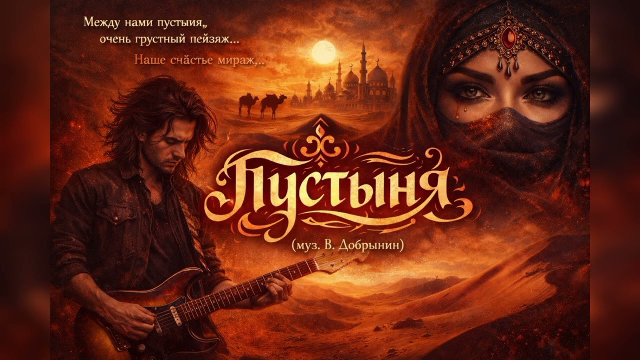Пустыня (муз. В. Добрынин) hard rock cover #рок #музыка