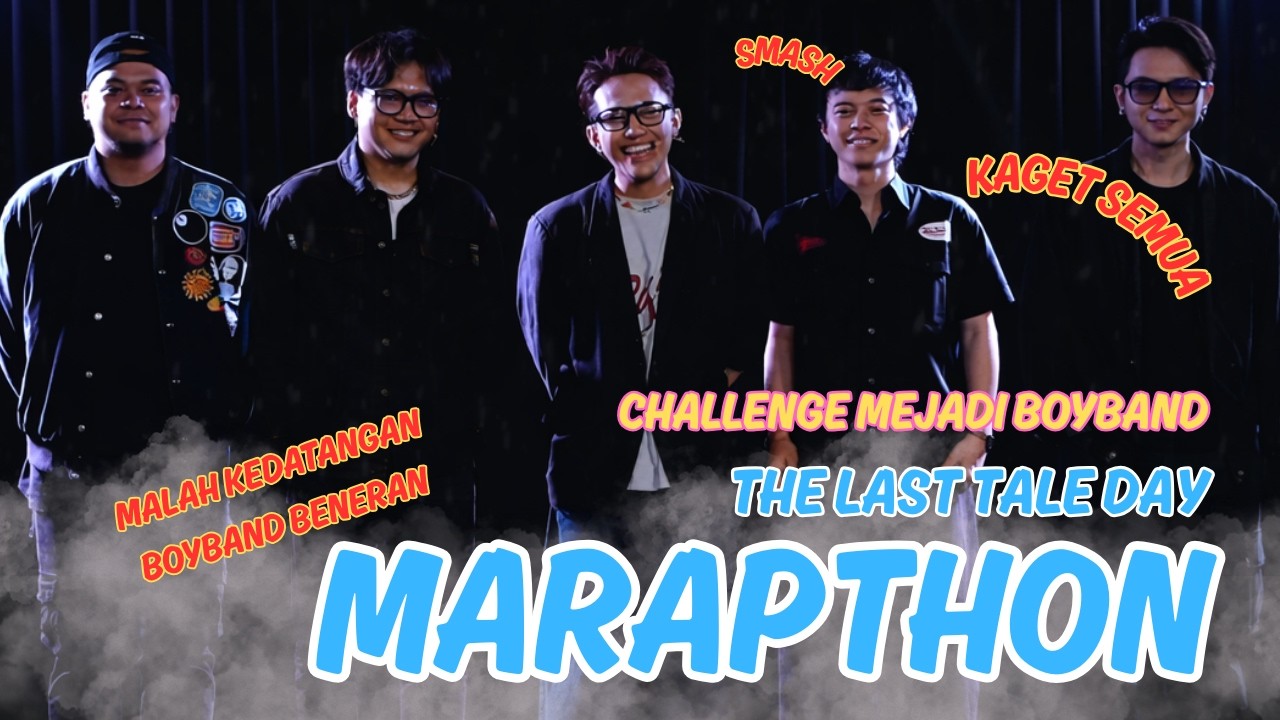 CHALLENGE JADI BOYBAND, MALAH KEDATANGAN BOYBAND | SEMUA MEMBER TERKEJUD KEDATANGAN SMASH #marapthon