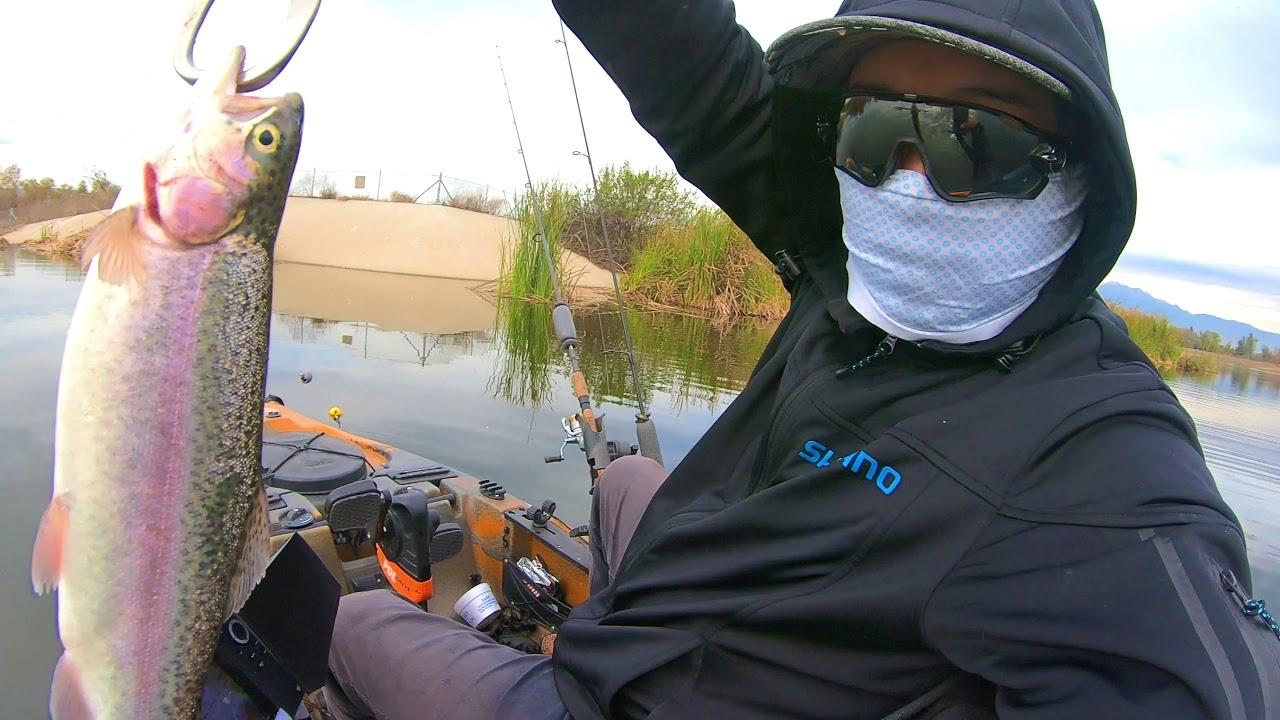 How to catch rainbow trout using Mice tails!