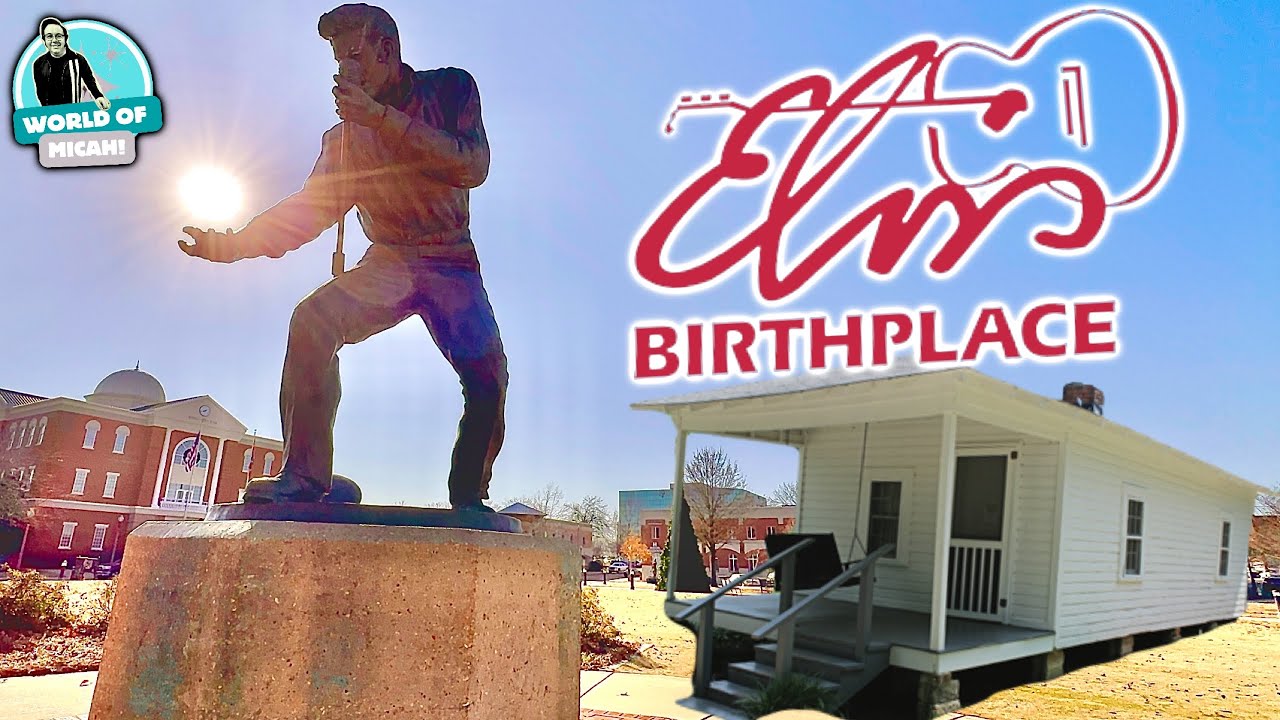 Elvis Presley's Birthplace in Tupelo, Mississippi | Tupelo Hardware and Twin Brothers Grave