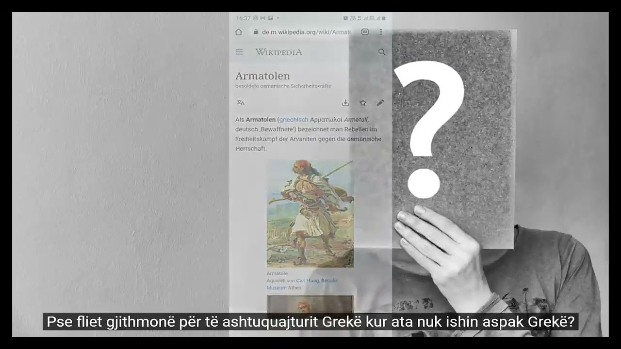Si u manipulua revolucioni Arvanitas ( Shqiptare) si grek...