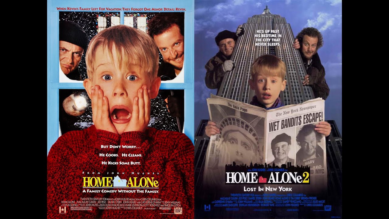 Double Feature Opening To Home Alone 1 & 2 2020 DVD All 2 Discs