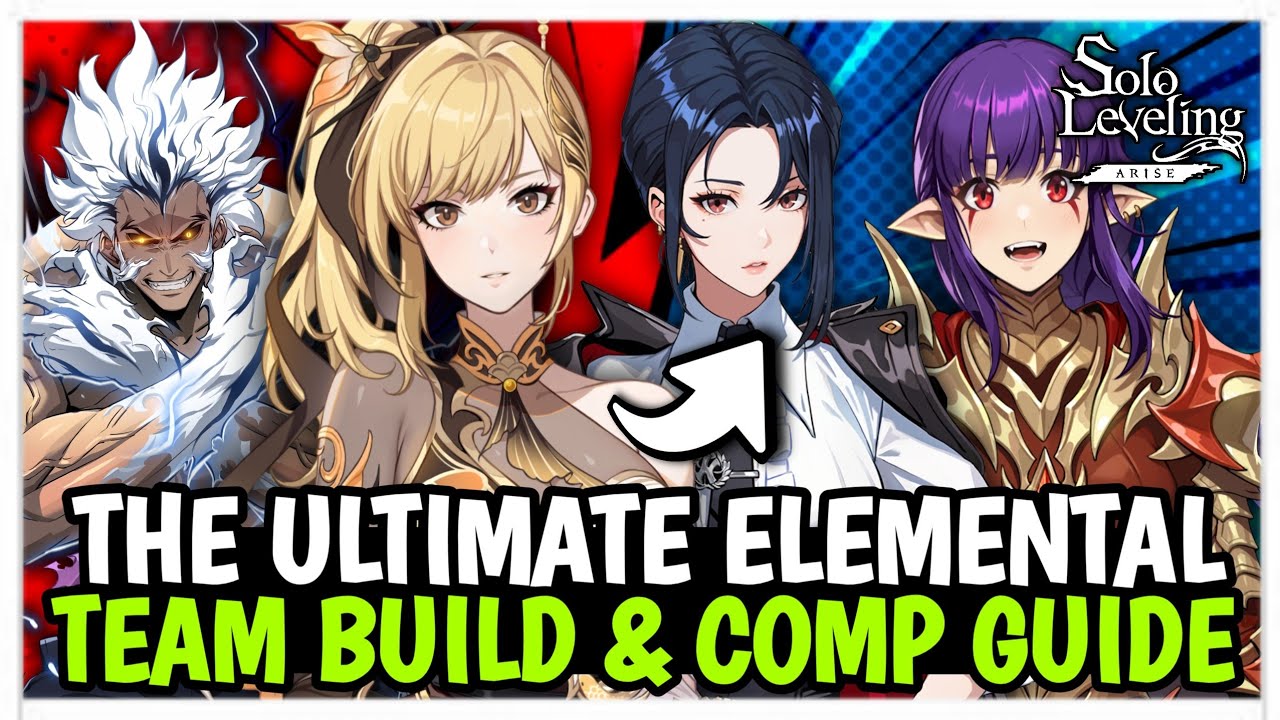 BEST SSR HUNTER TEAMS FOR ALL 5 ELEMENT - LIGHT, FIRE, WIND, DARK & WATER - Solo Leveling: Arise