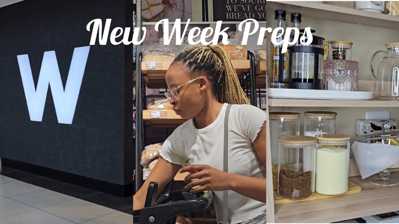 Let's prep for the new week.