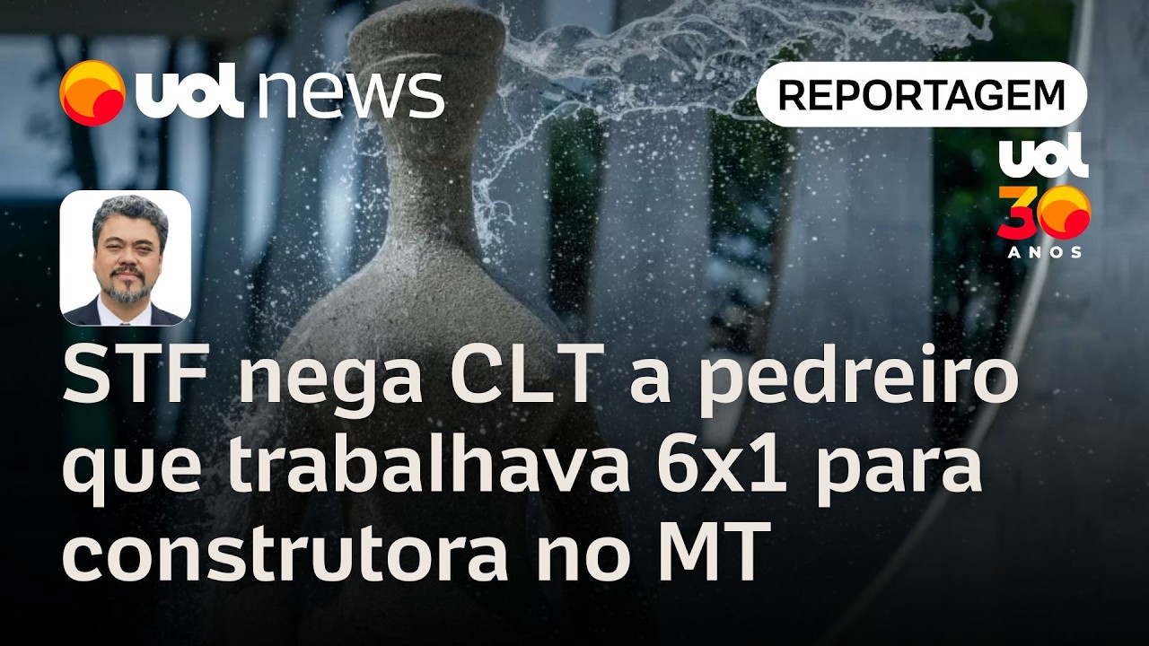 STF nega vínculo empregatício a pedreiro que trabalhava 6x1 para construtora no MT | Sakamoto