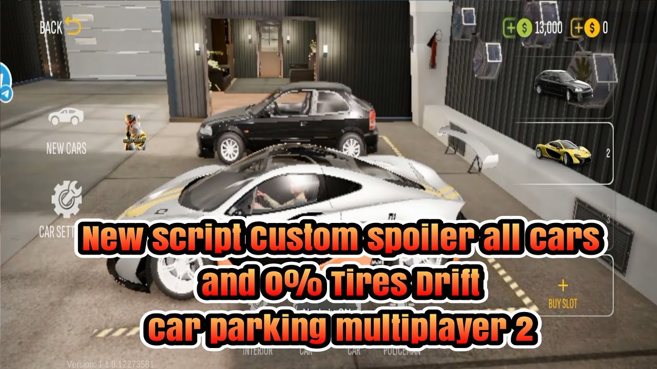 NEW UPDATE SC CUSTOM SPOILER ALL CARS AND 0% TIRES DRIFT CPM 2