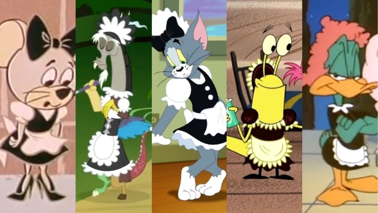 Crossdressing in Cartoons: Maids