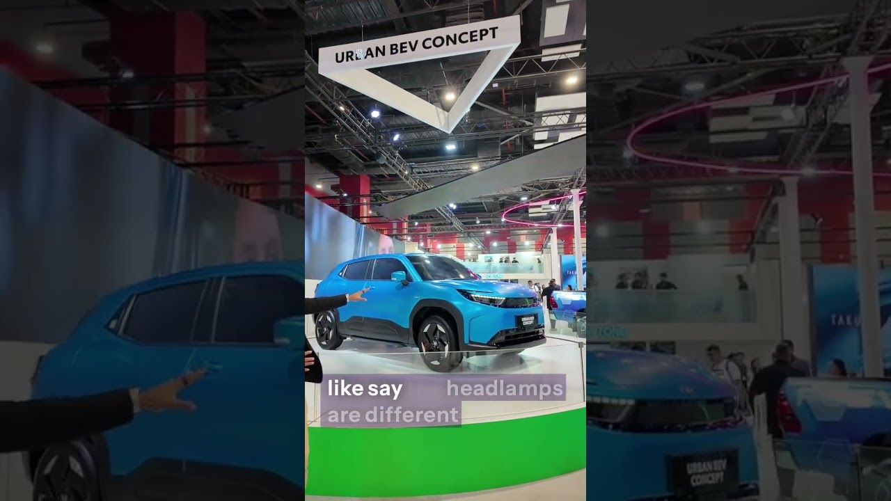 Toyota Urban Cruiser EV на выставке Auto Expo 2025 | Cartoq