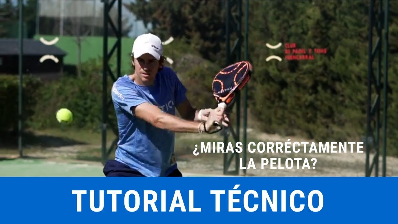 TUTORIAL TÉCNICO DE PÁDEL: MIRAS la pelota en LA VOLEA DE REVÉS?
