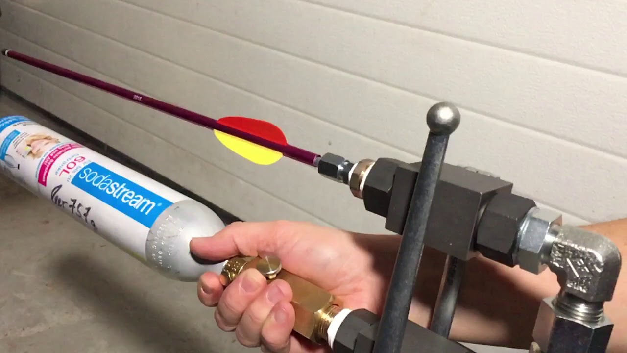 Homemade over the barrel arrow shooter - airbow