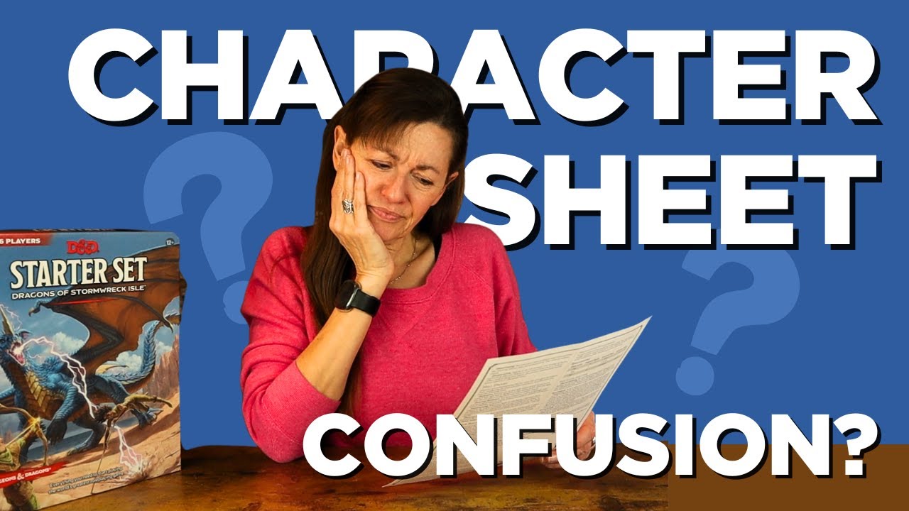 From Confused Player to D&D HERO - Simple Character Sheet Guide!