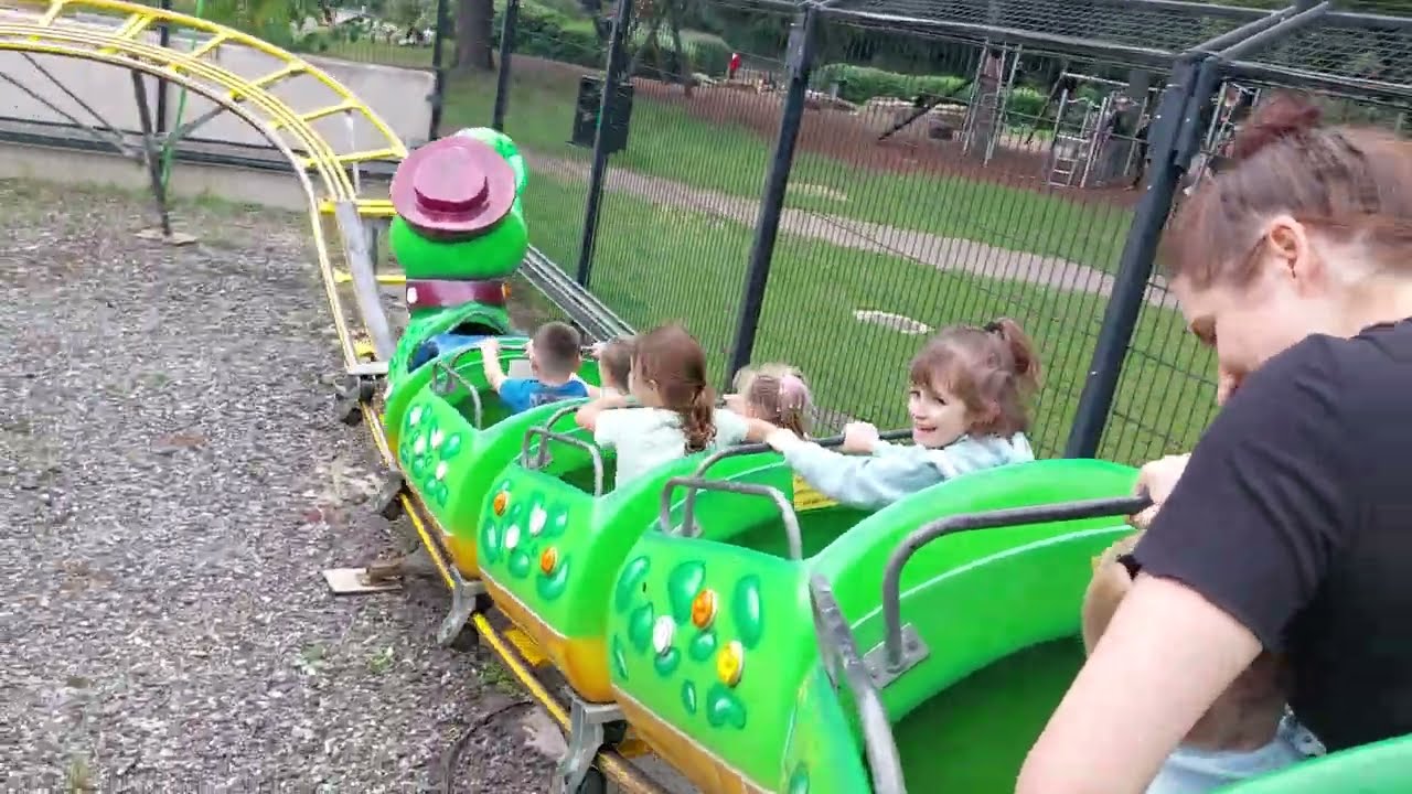 Go Gator Rollercoaster. On Ride Footage. Clifton Park. Rotherham. Filmed 28th August 2023.