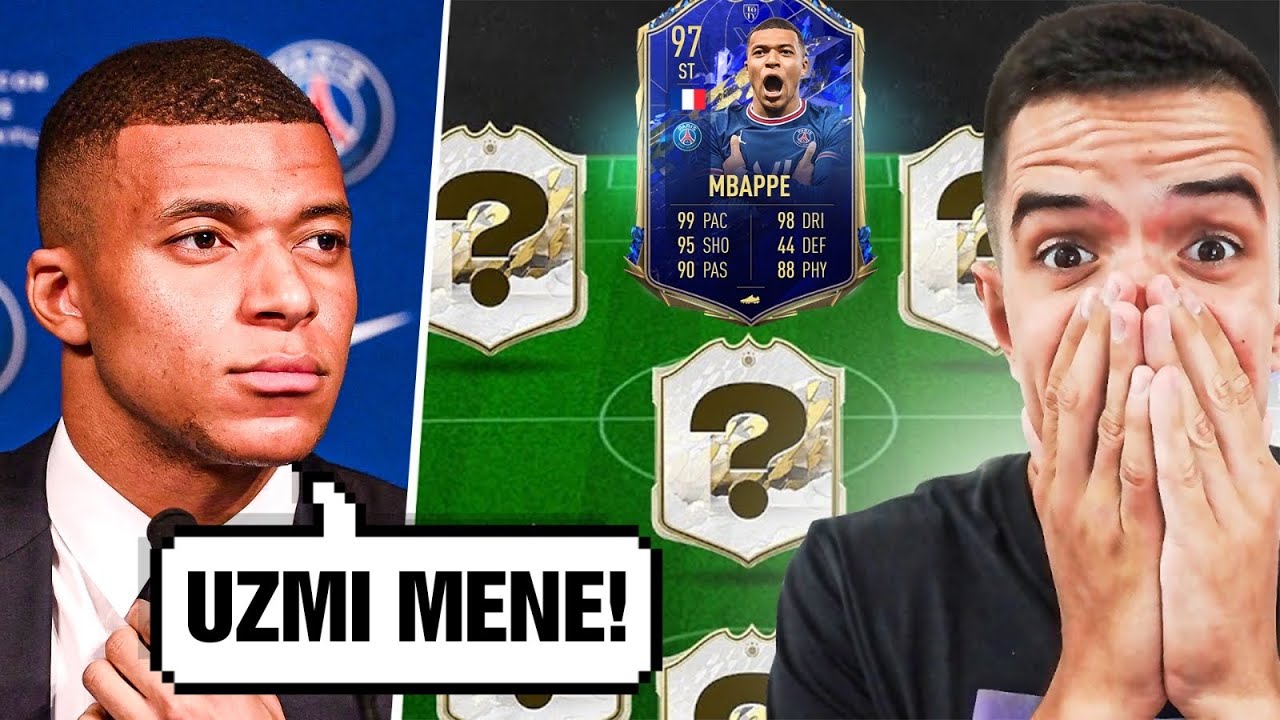 MBAPPE NAM SASTAVLJA TIM! *MBAPPE DREAM TEAM!* FIFA 22