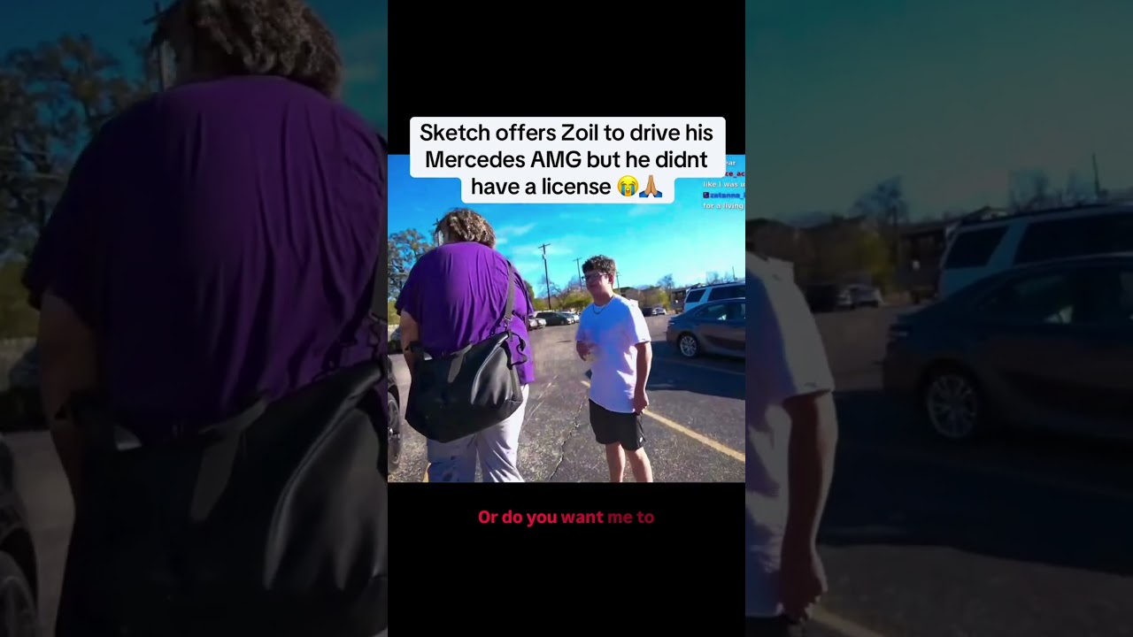 Sketch drives his MERCEDES AMG😎🚘 