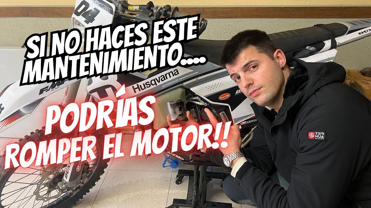 Cambio el PISTÓN de la HUSQVARNA TE300 de mi SUEGRO! PASO A PASO!