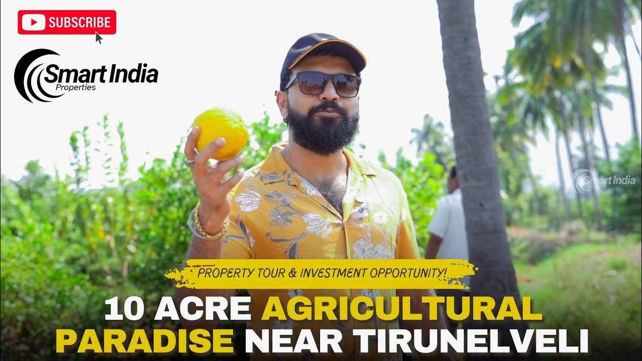 Stunning 10 Acre Farmland for Sale in Thenkasi, Tamil Nadu | Must-See Property Tour!