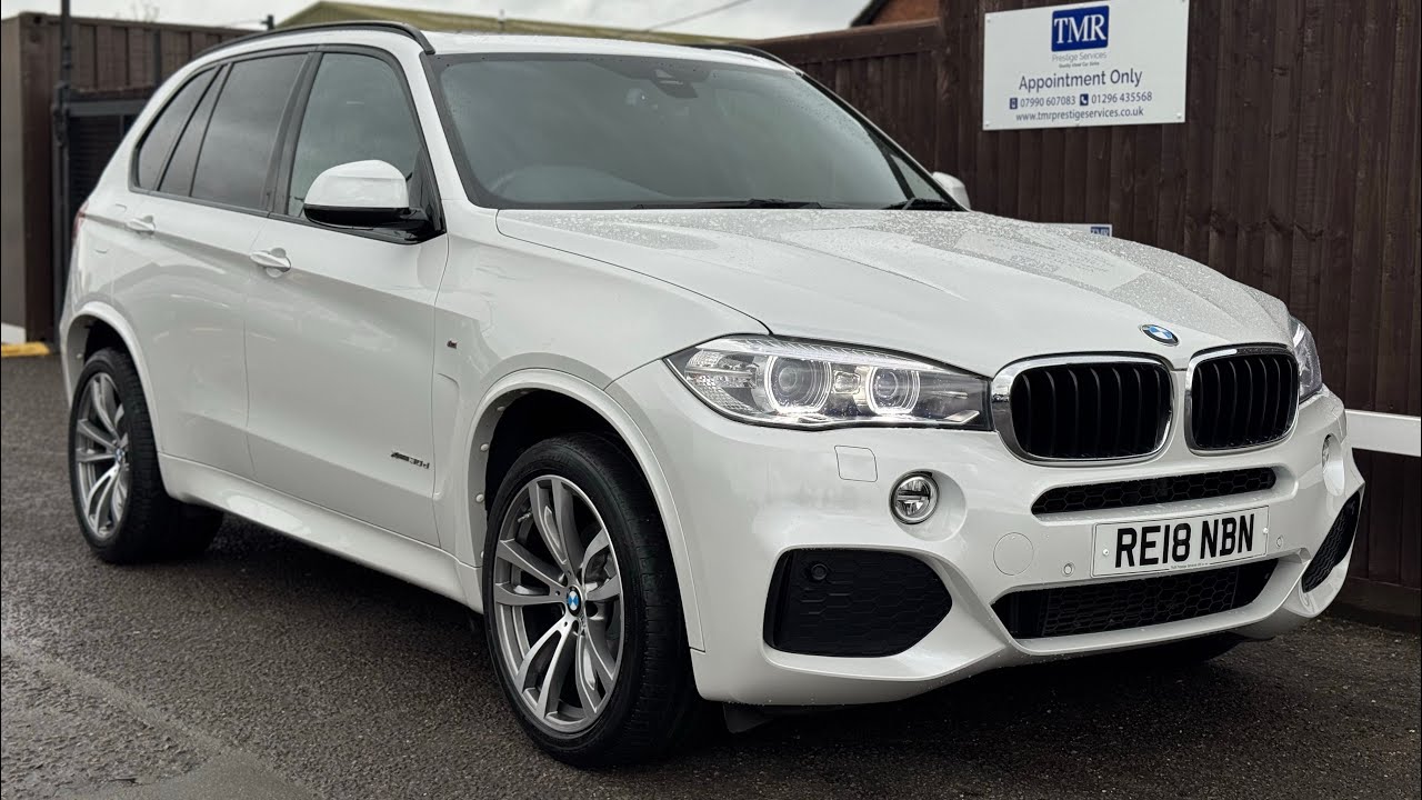 ‘Mineral White’ 2018 (18) BMW X5 3.0 30 M Sport xDrive Auto Walk Around Video