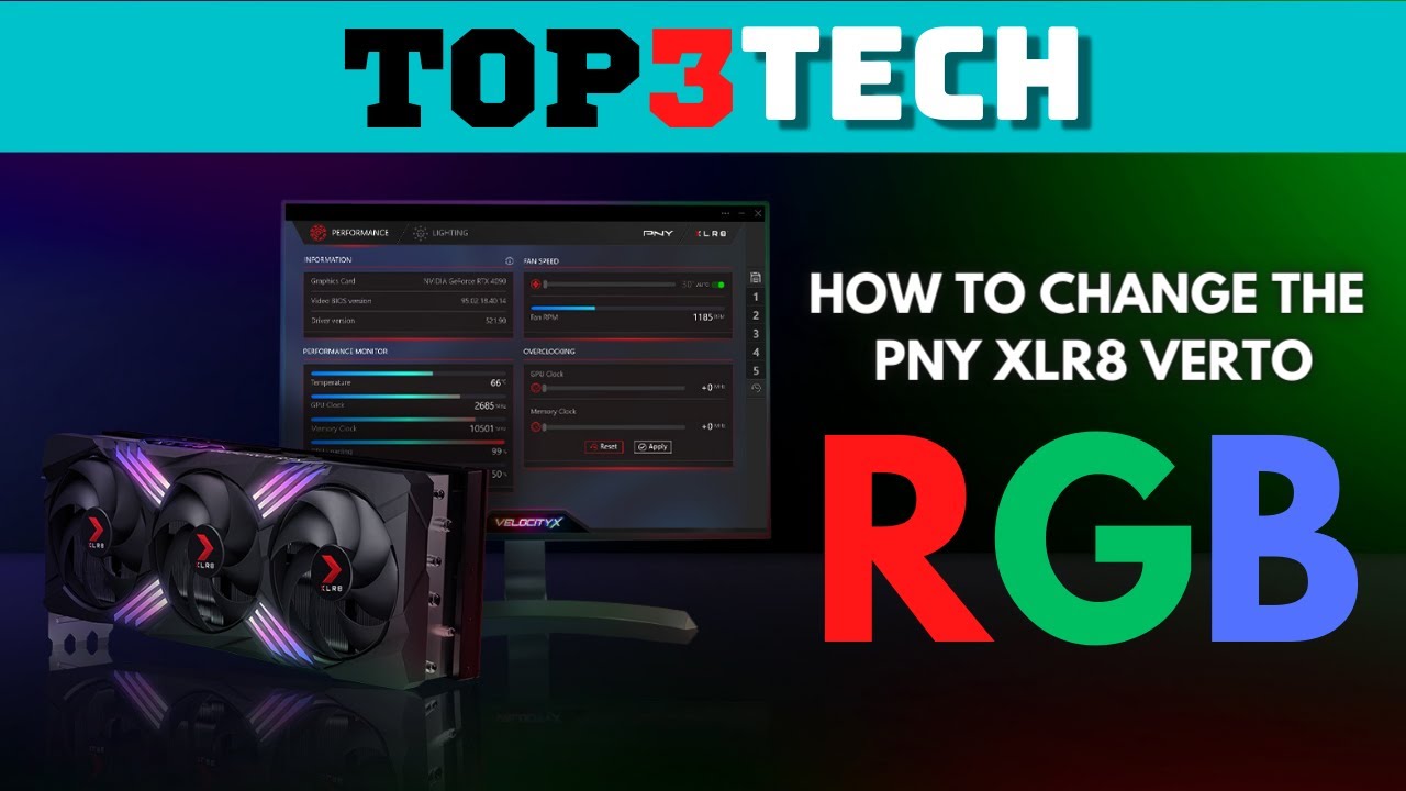Как заменить PNY XLR8 VERTO RTX 4080 RGB | Top3Tech