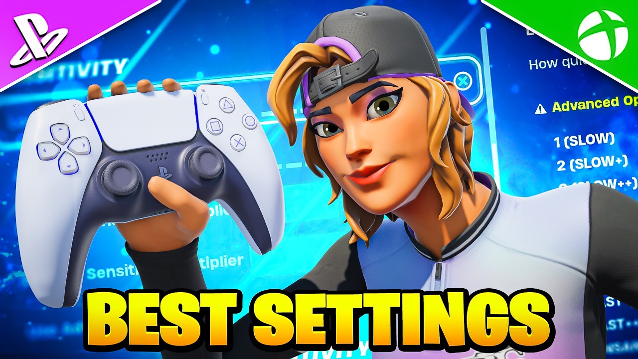 NEW Best Controller SETTINGS + Aimbot Console Sensitivity (Fortnite Tutorial)
