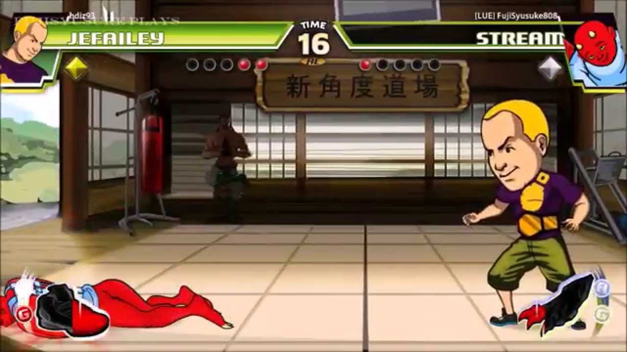 Divekick: vs. hdiz93 [Jefailey vs Stream] [Unranked Casual]