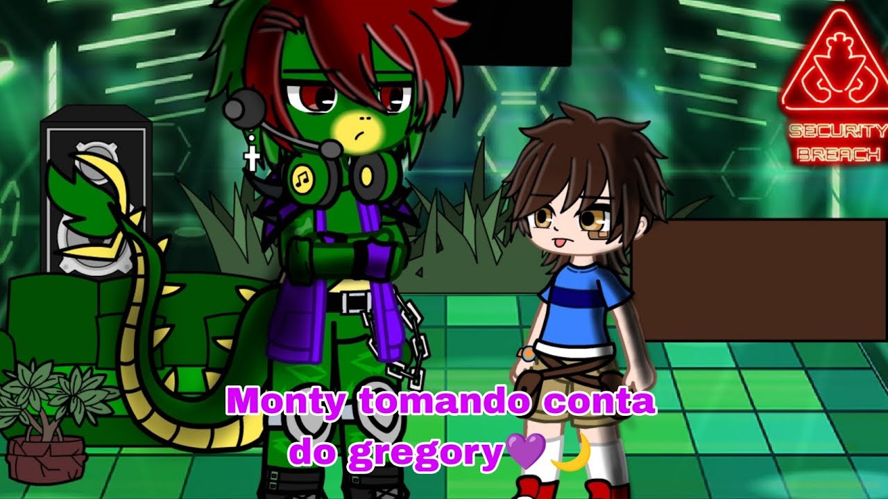 Monty tomando conta de gregory {mini movie} fnaf SB💜🌙
