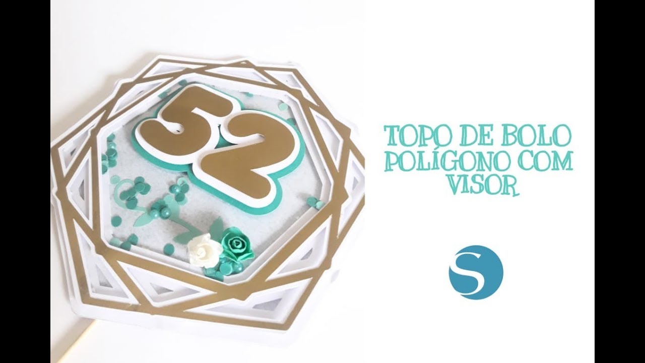 TOPO de BOLO POLÍGONO em CAMADAS