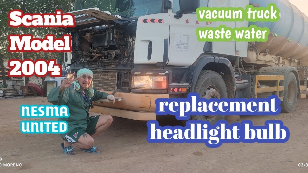 replacement headlight bulb / Scania Vacuum truck