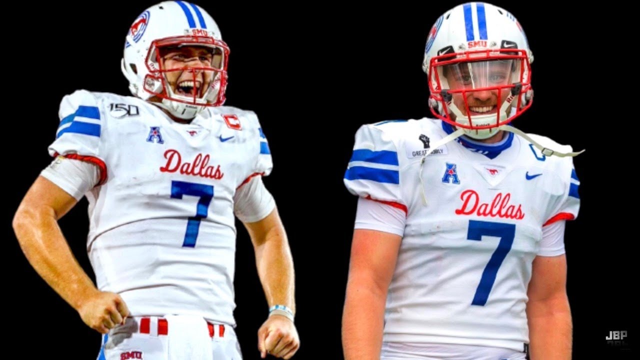 SMU QB Shane Buechele Career Highlights 🟥⬜️🟦 ᴴᴰ