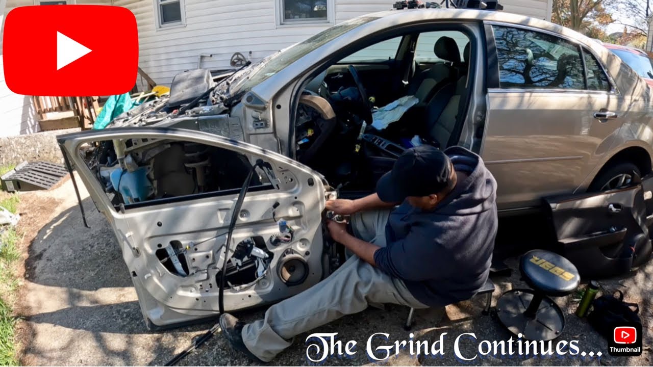 2010 Chevy Malibu LTZ Rebuild Pt. 2: Driver Side Door Install & Power Window Fix