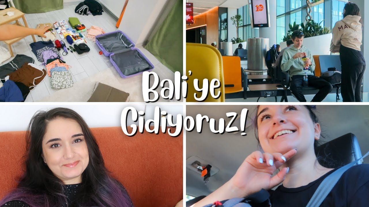 BALI'YE GİDİYORUZ! | Hazırlık ve Seyahat Vlog 🛫🛬