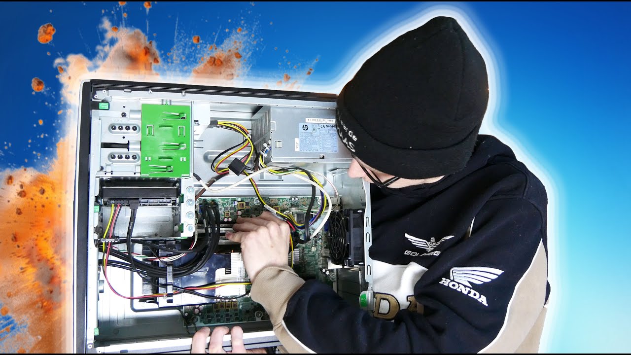 Onderdelen Uit Een Computer Halen Terwijl Hij Aanstaat!
