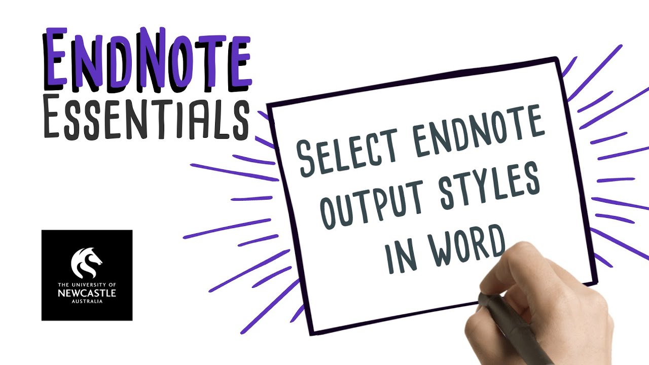 Selecting EndNote Output Styles in Word