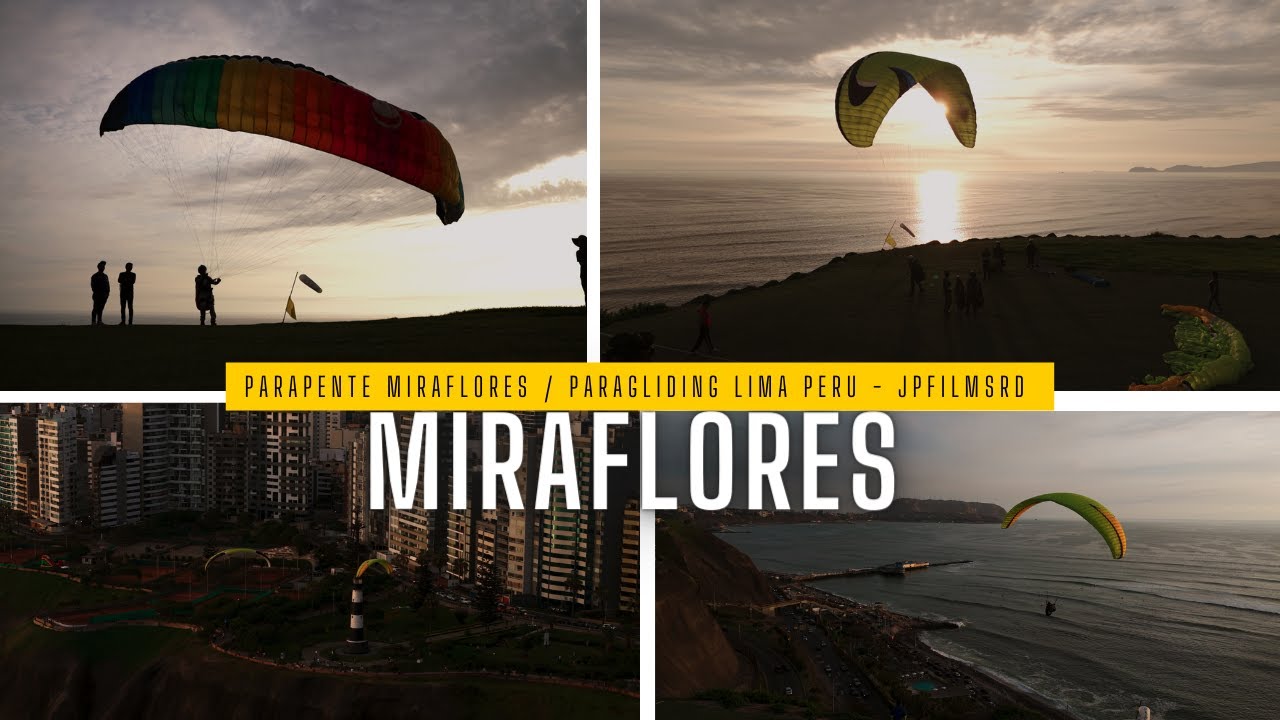 Parapente Miraflores / Paragliding Lima Peru - JpFilmsRD