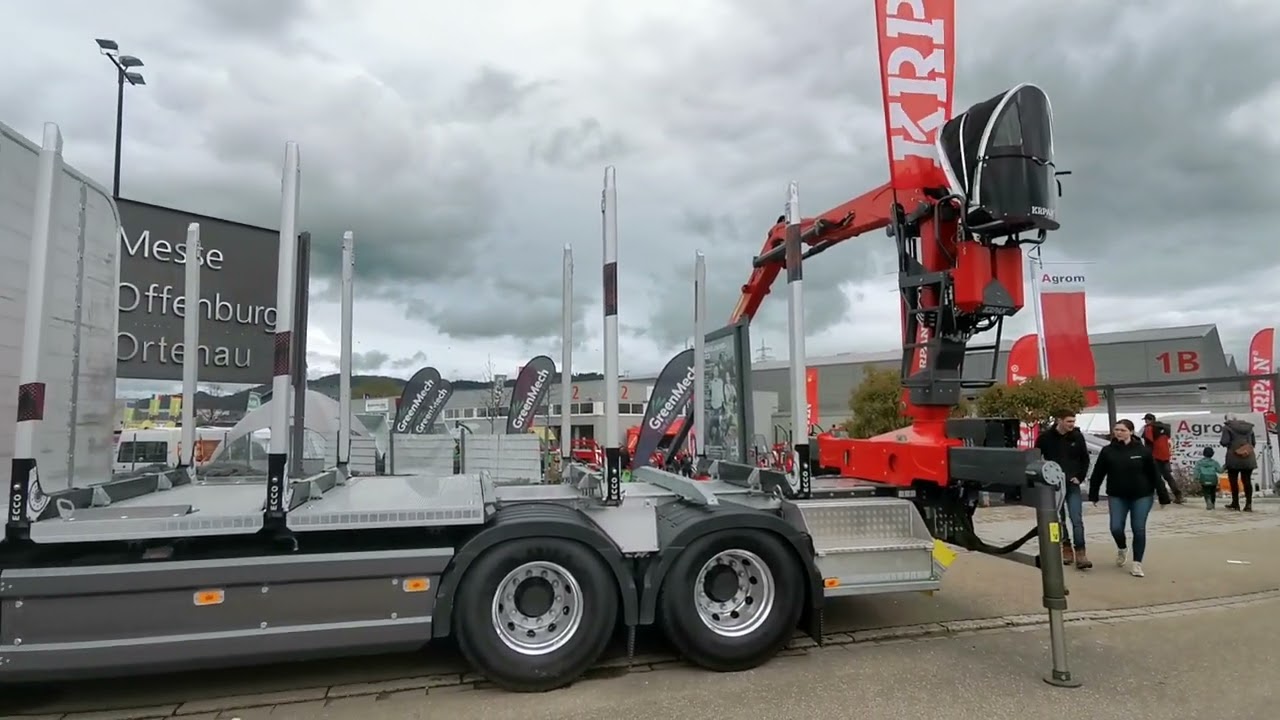 Forst live Offenburg 2023 Kurzholz Lkw Volvo FH 16