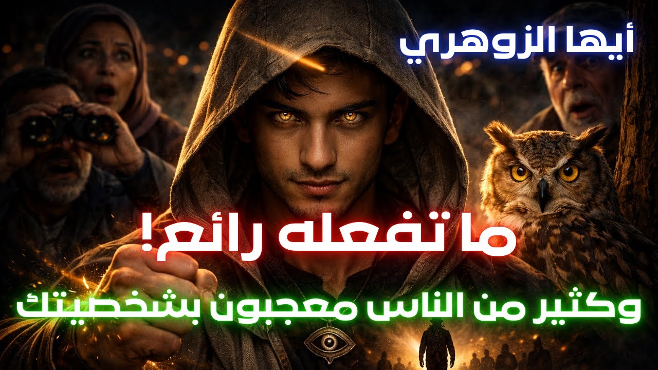 أيها الزوهري ما تفعله رائع و جعلت الناس تراقب خطواتك وتعجب من قوتك