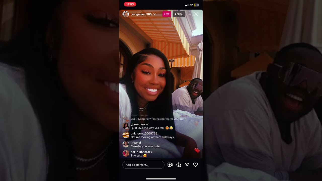 Yung Miami Disses JT On Ig Live With Saucy Santana