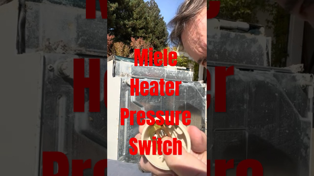 ✨ Miele Dishwasher Heater / Pressure Switch - How It Works ✨ #diy #diyrepair #mielerepair