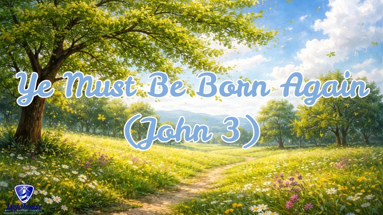 Ye Must Be Born Again. Sunday Morning. 3/15/2026